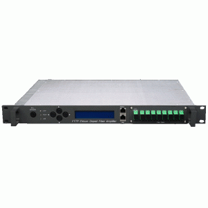 Оптический усилитель EDFA 30 дБм (1000мВт) 8 портов по 19,5 дБм SNMP HA5430-8 1RU