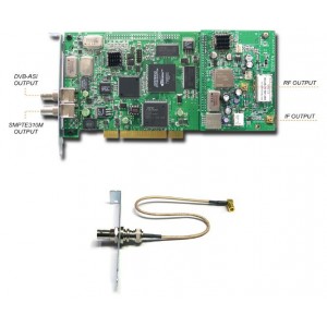 Мультиформатный ВЧ модулятор, TS плеер PCI Express TVB598