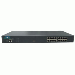ONU-16x1000 GPON с системой сетевого управления IEC и 16 портов 10/100/1000Мбит