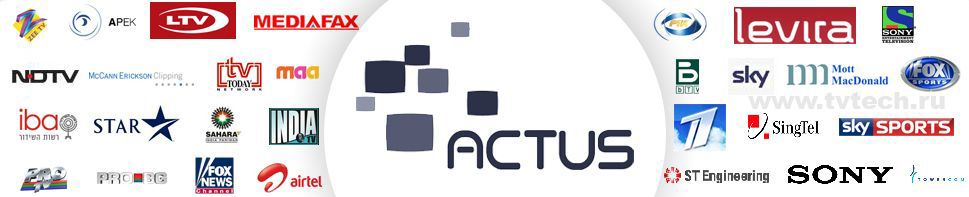 Actus Digital - Автоматизация, запись и мониторинг ТВ эфира