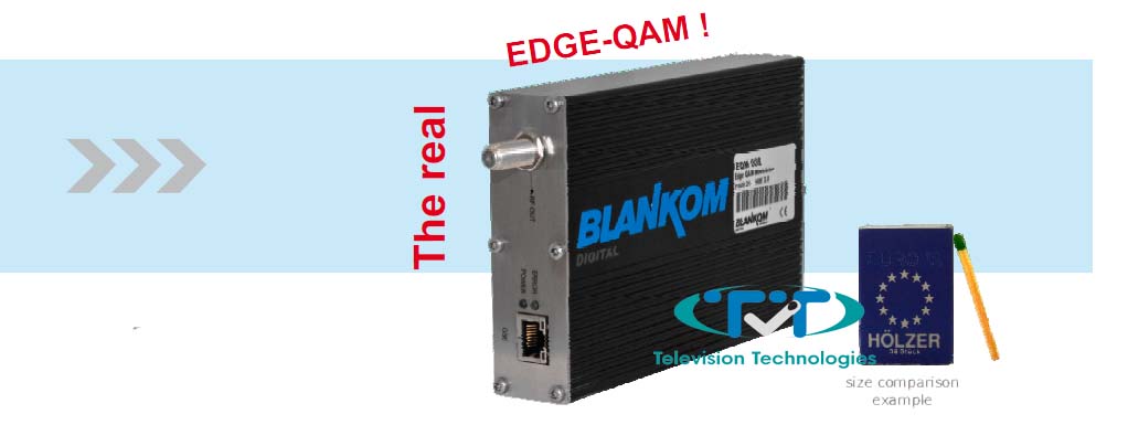 Компактный EDGE QAM модулятор Blankom EQM-008