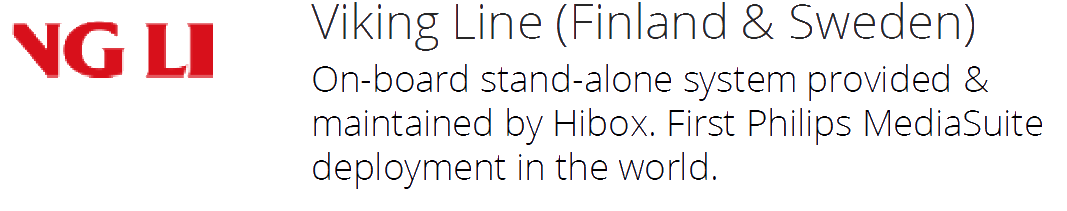 Viking Line  partner hibox systems