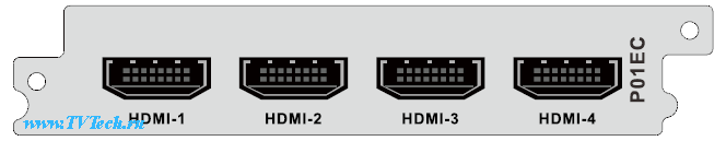 Р01ЕС модуль 4х HDMI входа энкодер/транскодер для DCP-3000MF