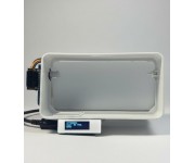 Клапан приточно вытяжной вентиляции электрический для плоских воздуховодов 55x110 с WIFI CO2 TEMP HUM