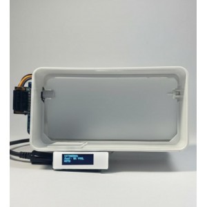 Клапан приточно вытяжной вентиляции электрический для плоских воздуховодов 60x204 с WIFI CO2 TEMP HUM