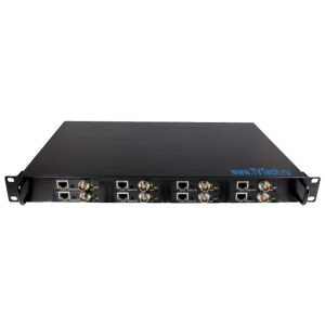 8-ми канальный SDI/HD-SDI Full-HD HEVC/H.265 AVC H.264 MPEG-4 энкодер в IP AV HTTP HLS RTSP UDP SRT